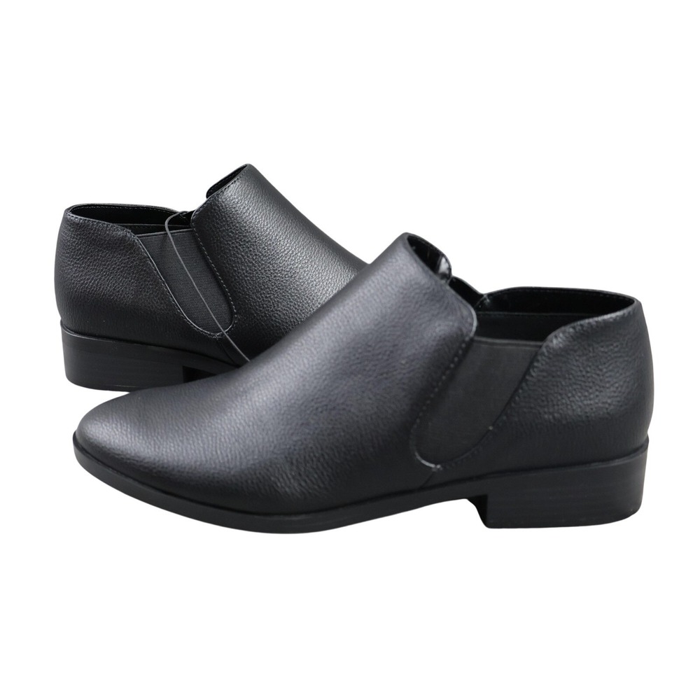 Kensie Sammy Shoes Womens 7 Black Pointed Toe Slip On Flats KS252480